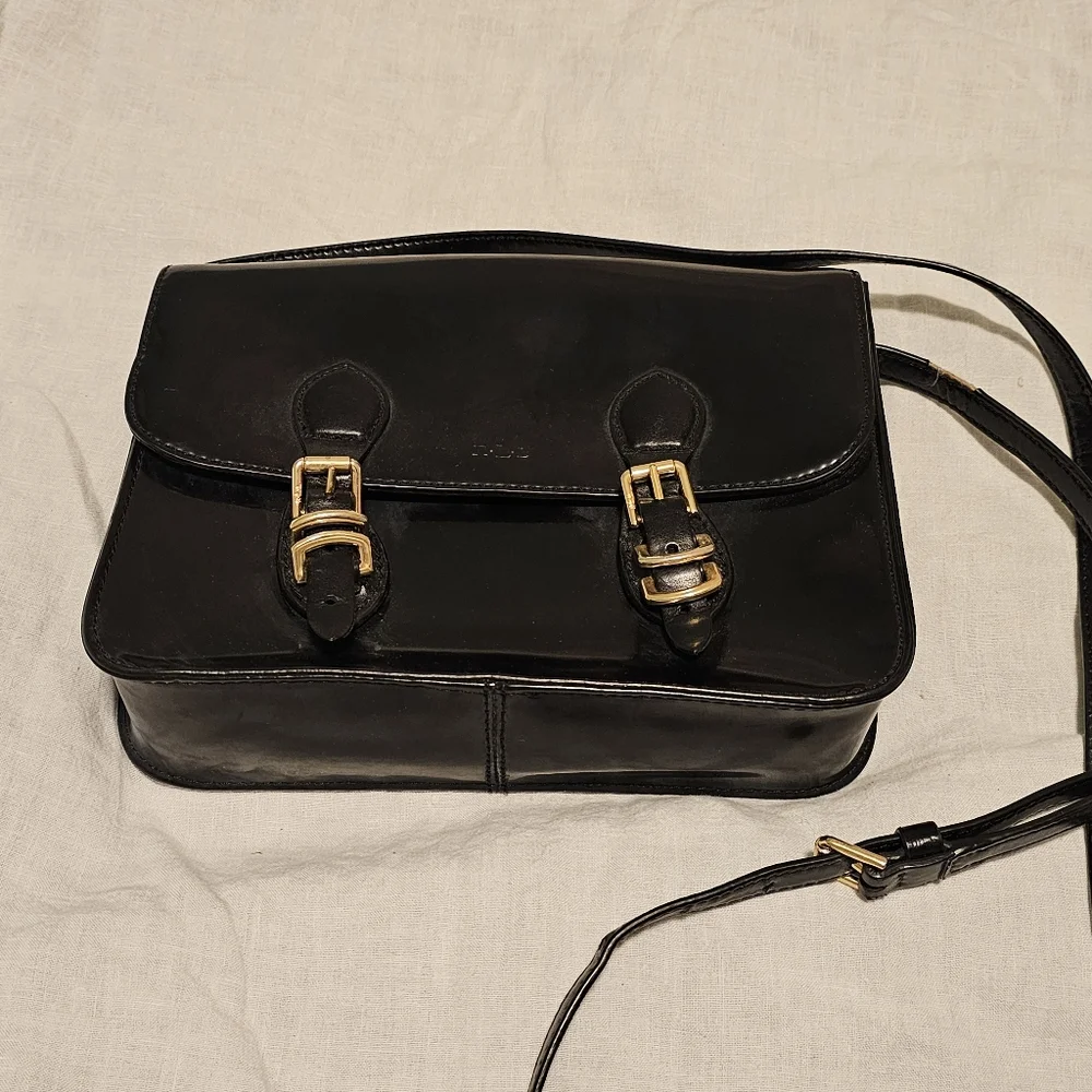 Ralph Lauren Crossbody Patent Leather Purse